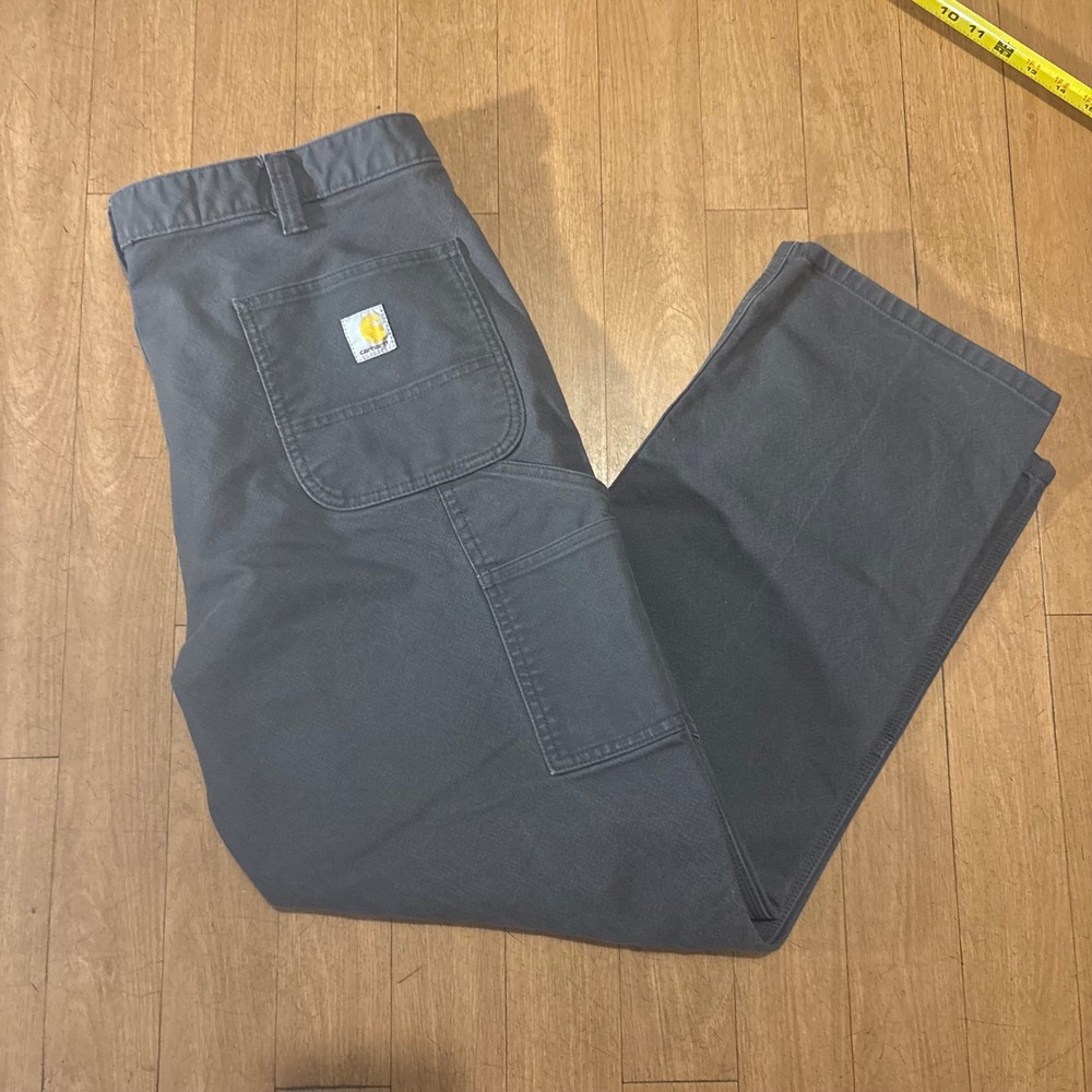 Carhartt Relaxed Fit Double Knee Painter Pants Gray 40x30 Workwear Utility